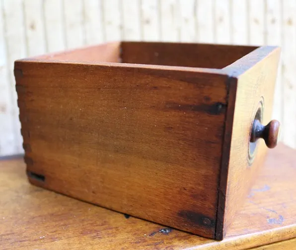 19th Century Spice Cabinet with Lettering