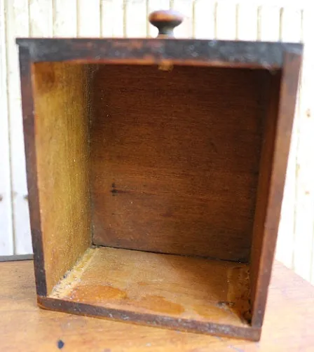 19th Century Spice Cabinet with Lettering