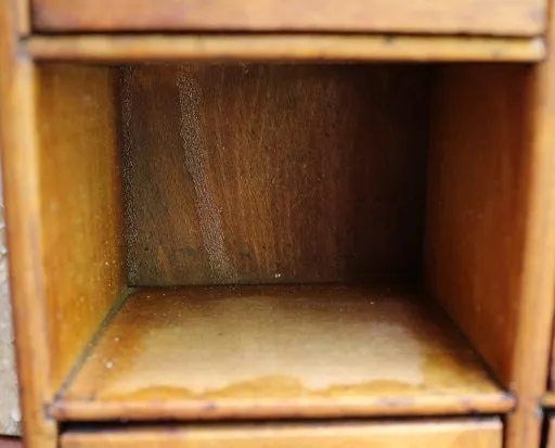 19th Century Spice Cabinet with Lettering