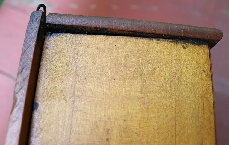 19th Century Spice Cabinet with Lettering