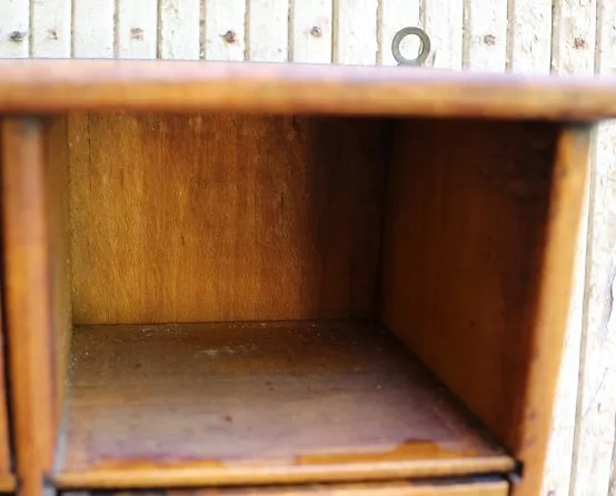 19th Century Spice Cabinet with Lettering