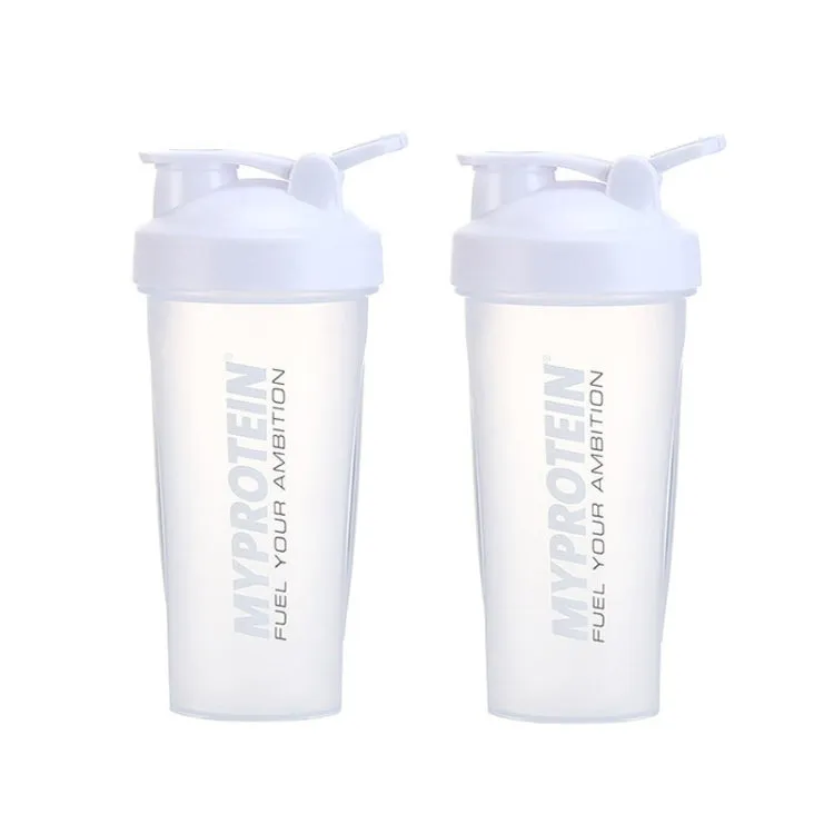 2 PCS YZ025 600ml Multifunctional Transparent Water Cup(White)