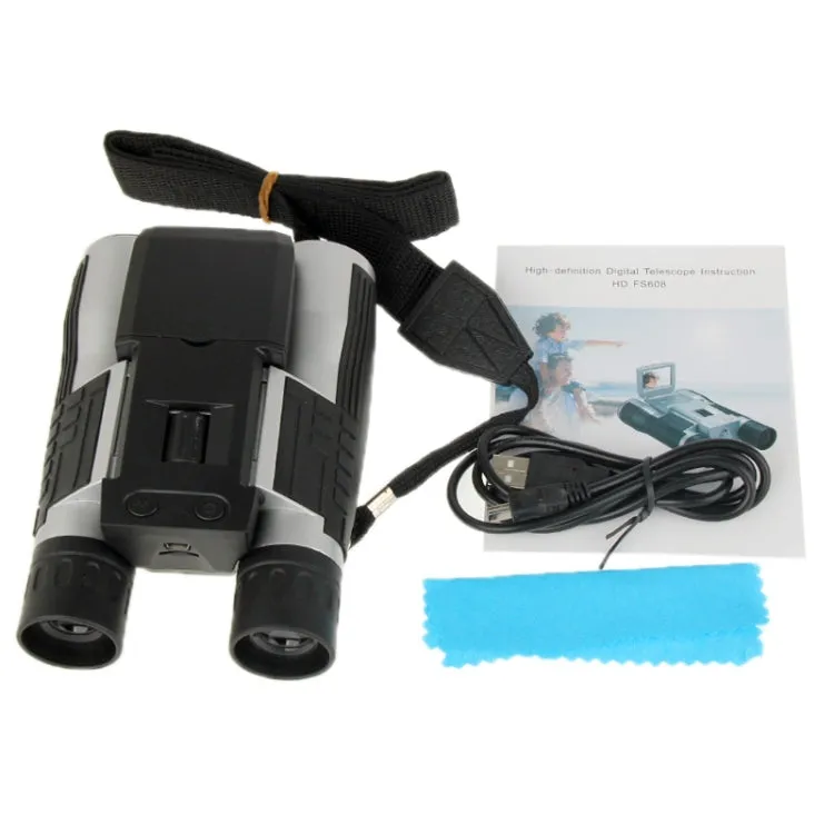 2.0 inch TFT LCD 5MP 12 x 32 Zoom Telescope Binocular Digital Camera(Black)