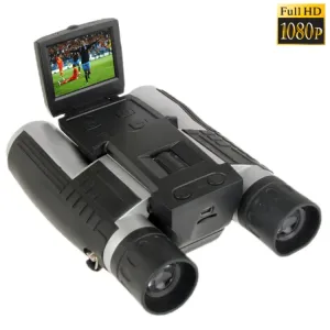 2.0 inch TFT LCD 5MP 12 x 32 Zoom Telescope Binocular Digital Camera(Black)