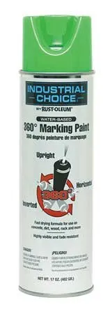 360 Marking Paint Fluorescent Green Gloss 17 OZ. Spray