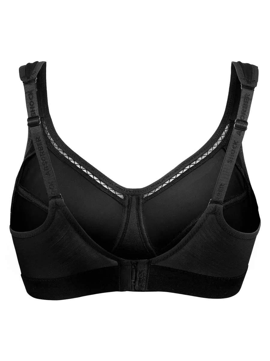 Active Classic Support Sports Bra - Black