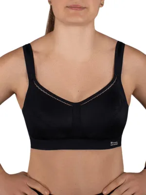 Active Classic Support Sports Bra - Black