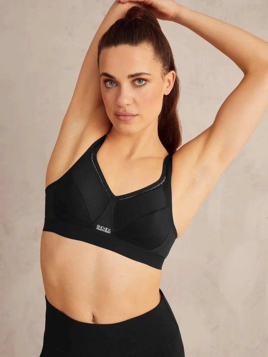 Active Classic Support Sports Bra - Black