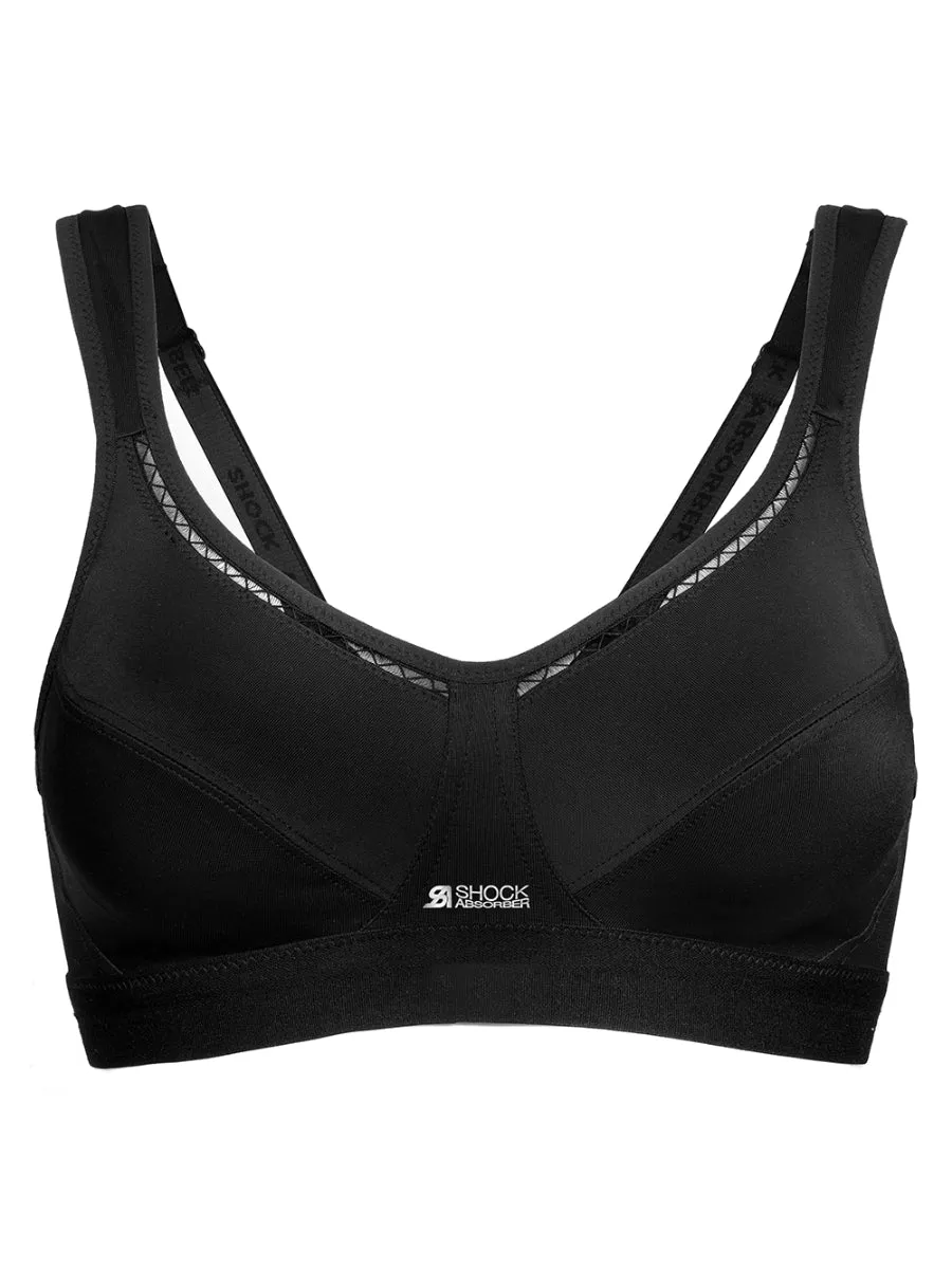 Active Classic Support Sports Bra - Black