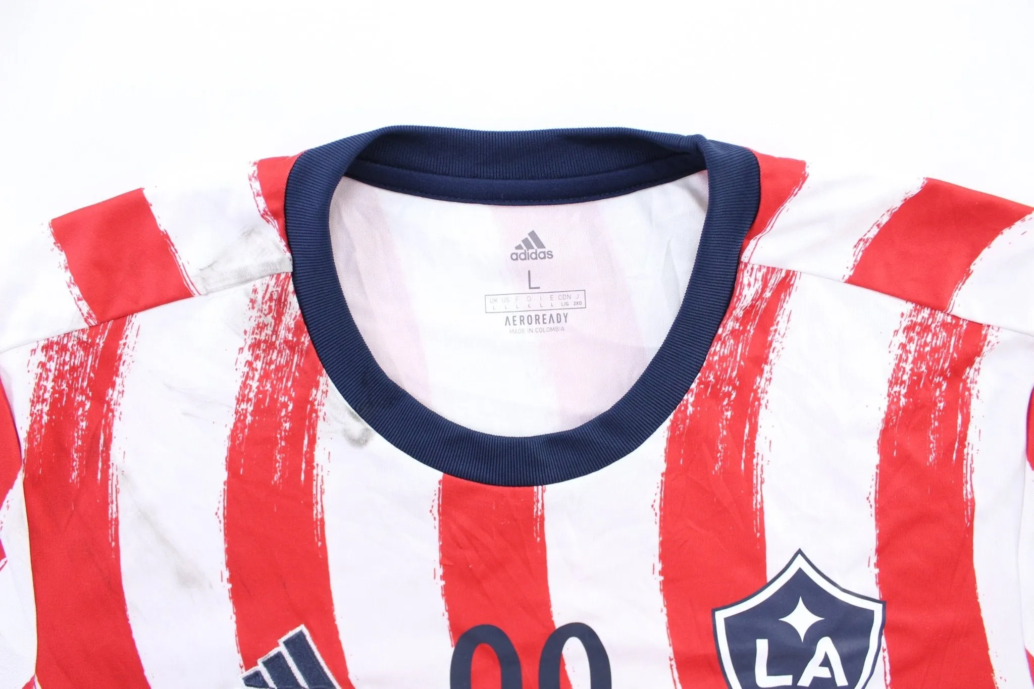 Adidas Embroidered Logo LA Galaxy Soccer Jersey