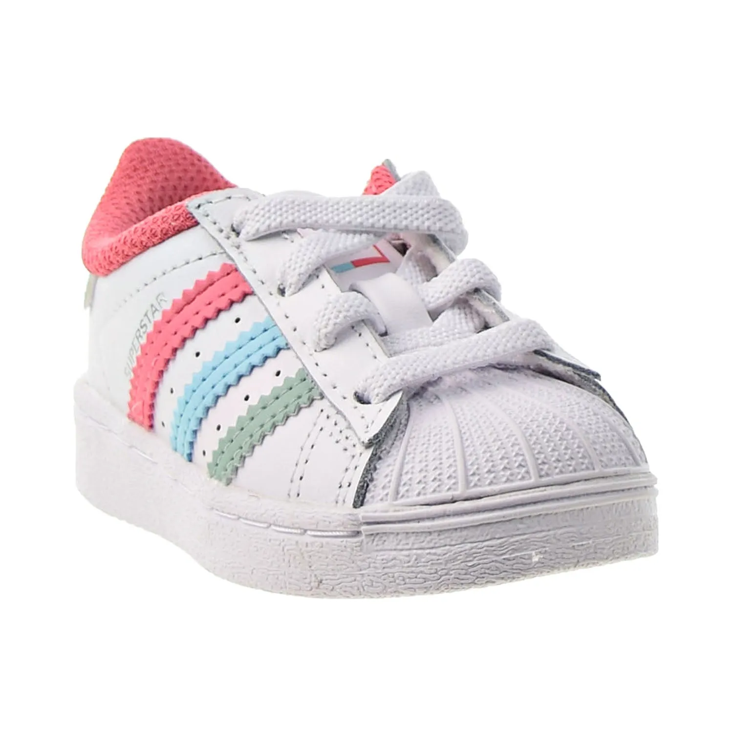 Adidas Superstar EL I Toddlers' Shoes Cloud White-Hazy Rose-Hazy Sky