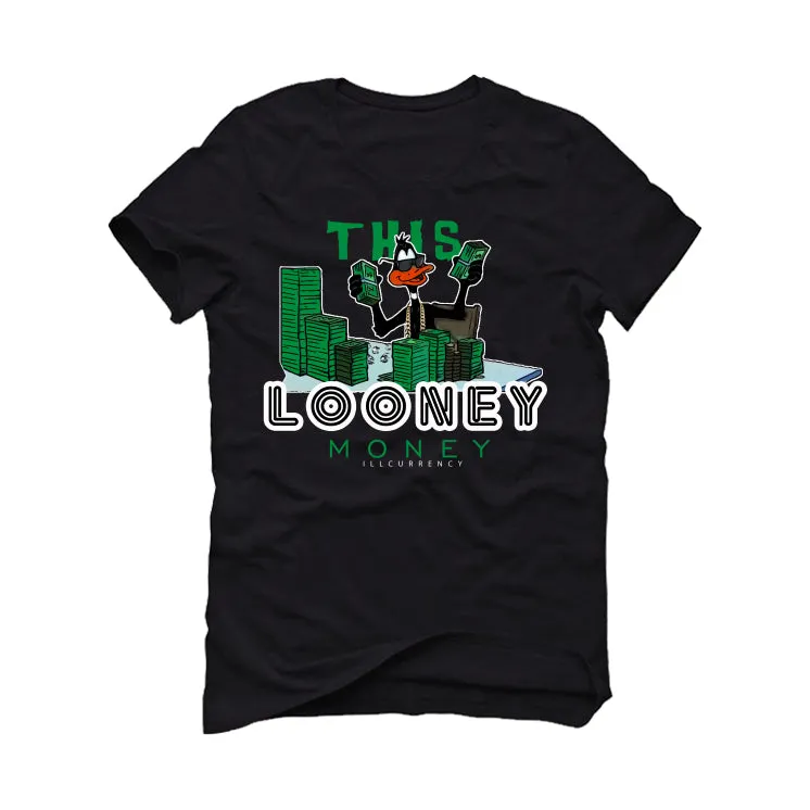 Air Jordan 1 High OG “Lucky Green” | illcurrency Black T-Shirt (Looney Money)