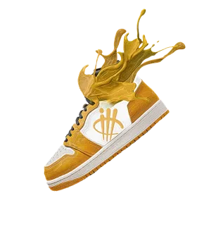 Air Jordan 1 High OG “Yellow Ochre” | illcurrency Black T-Shirt (SPLASH)