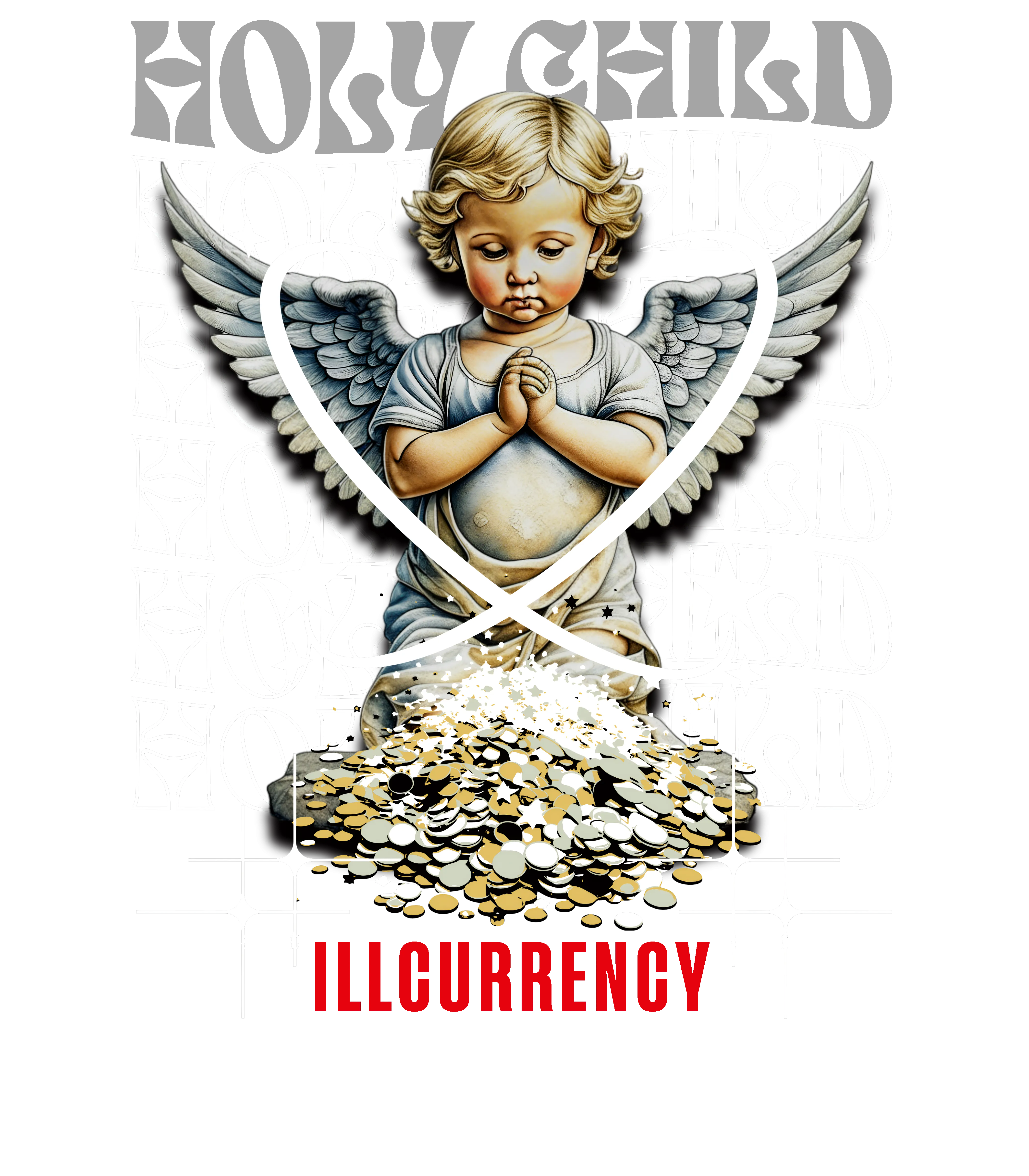 Air Jordan 3 Black Cement Black T-Shirt (Holy Child)| illcurrency