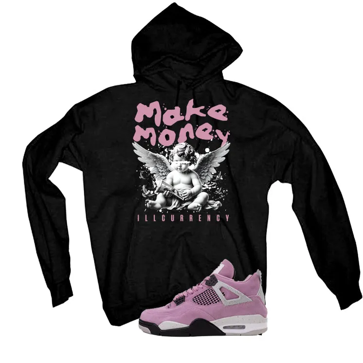 Air Jordan 4 WMNS Orchid Black T-Shirt (Make Money)| illcurrency