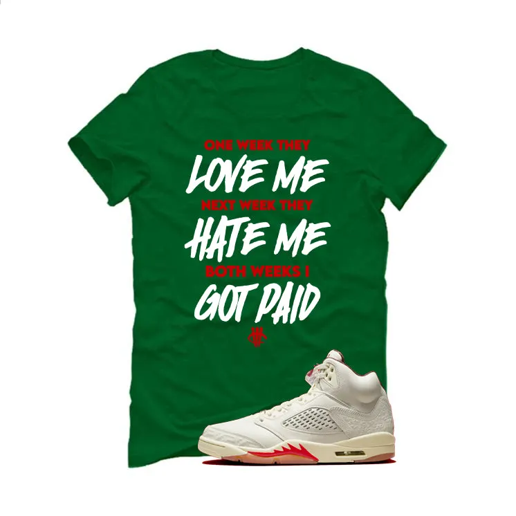 Air Jordan 5 El Grito Pine Green T-Shirt (Paid)| illcurrency