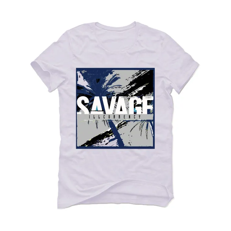 Air Jordan 6 “Midnight Navy” | illCurrency White T-Shirt (SAVAGE)