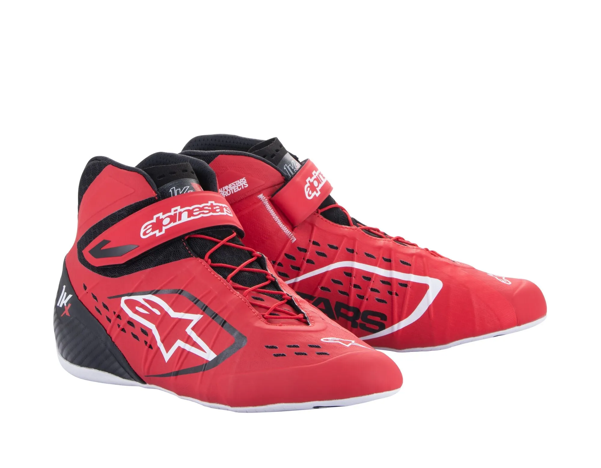 ALPINESTARS 2712123_312_10,5 Karting shoes TECH-1 KX V2, red/black/white, Size 43,5