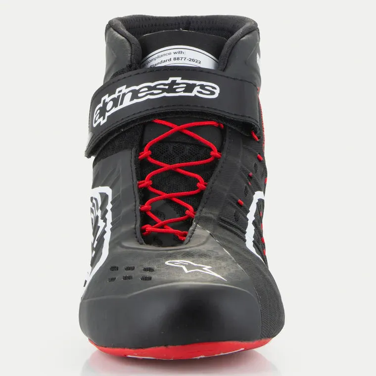 ALPINESTARS 2712124_123_10 Karting shoes TECH-1 KX V3 FIA 8877-2022 - Black / White / Red, Size 10