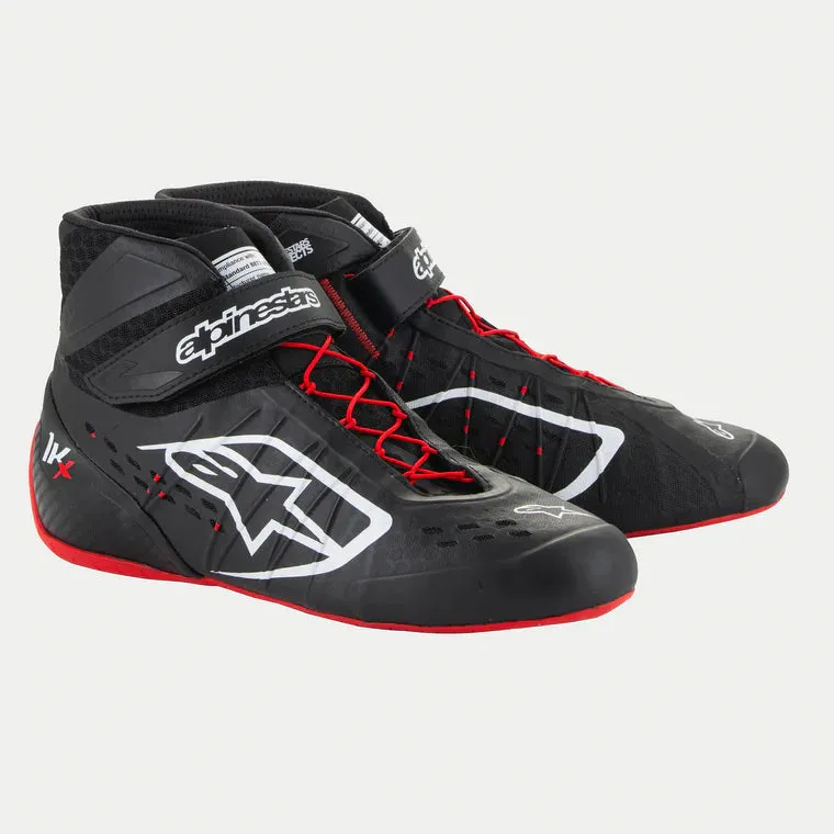 ALPINESTARS 2712124_123_10 Karting shoes TECH-1 KX V3 FIA 8877-2022 - Black / White / Red, Size 10