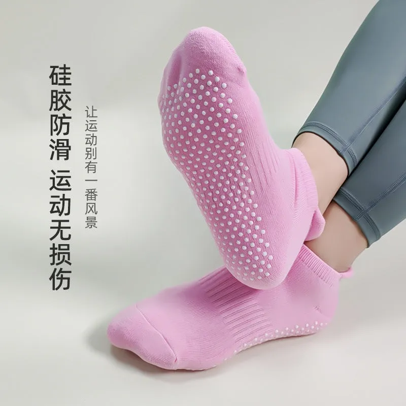 Anti-Skid Cushioned Tab Ankle Socks