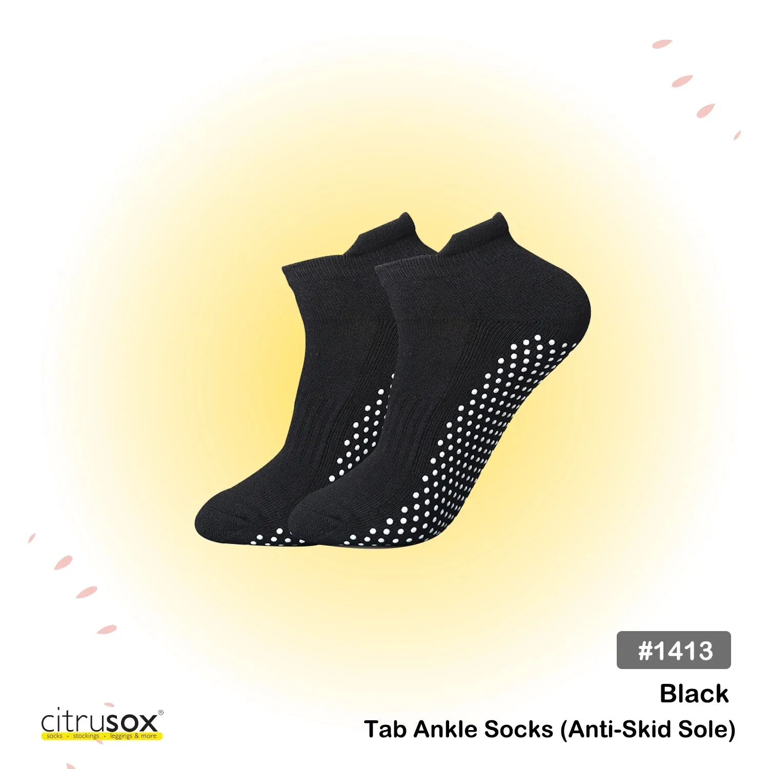 Anti-Skid Cushioned Tab Ankle Socks