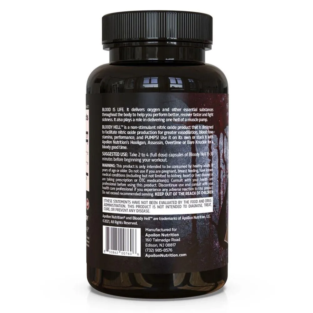 Apollon Nutrition Bloody Hell 80 Capsules