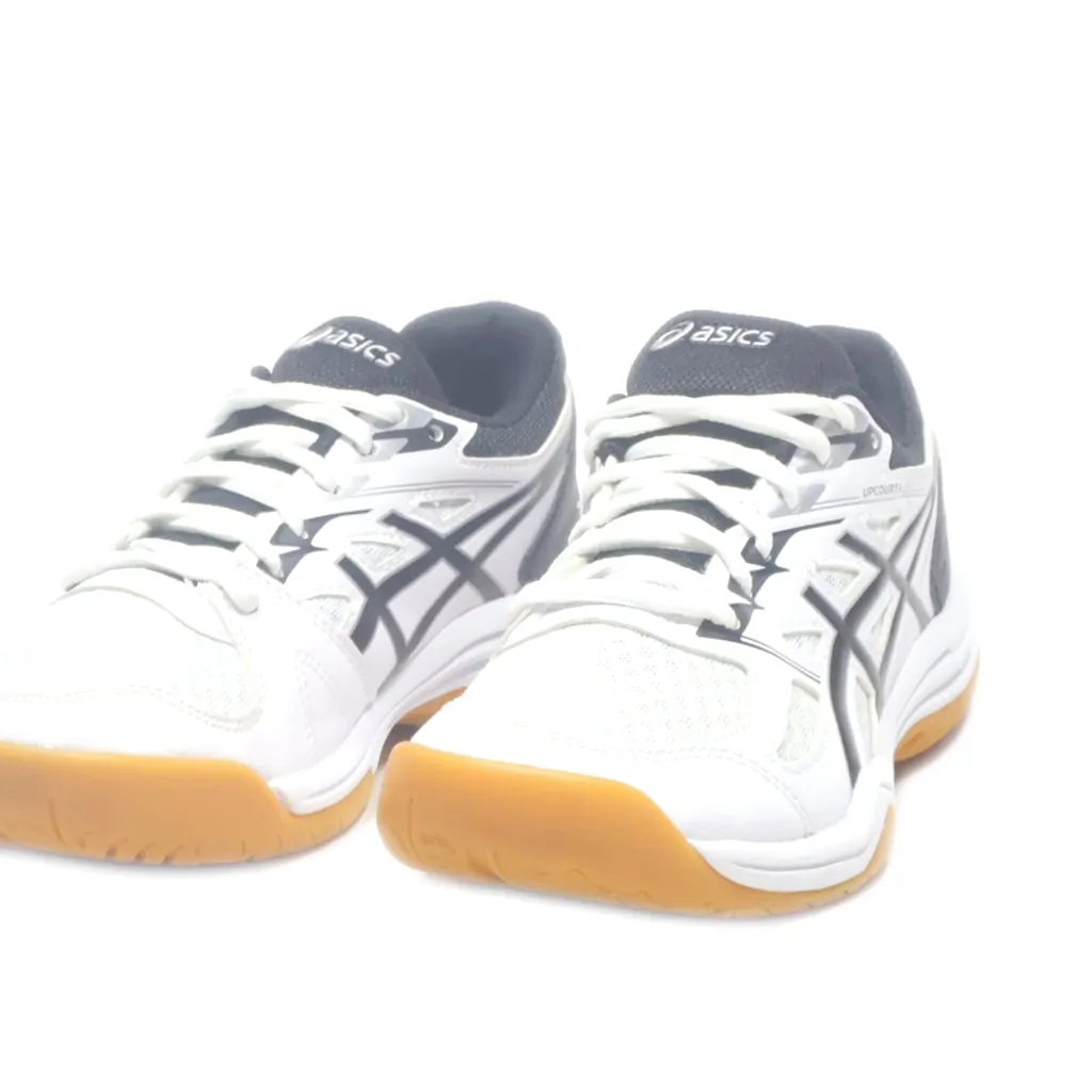 Asics Upcourt 4 Sport Shoes Leather White Colour For Women