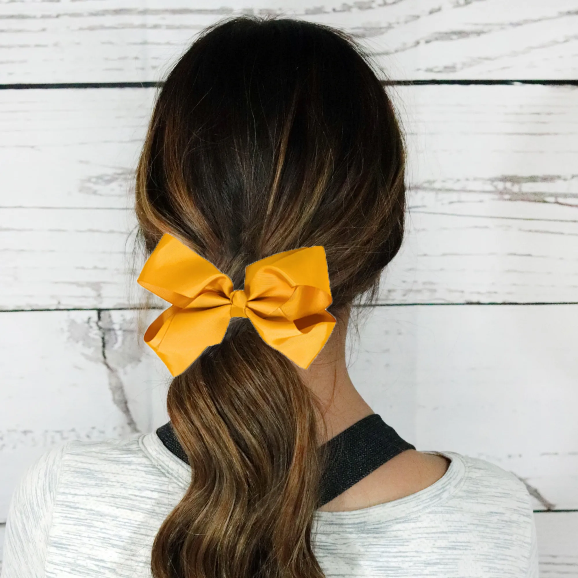 Athletic Gold Classic Hair Bow