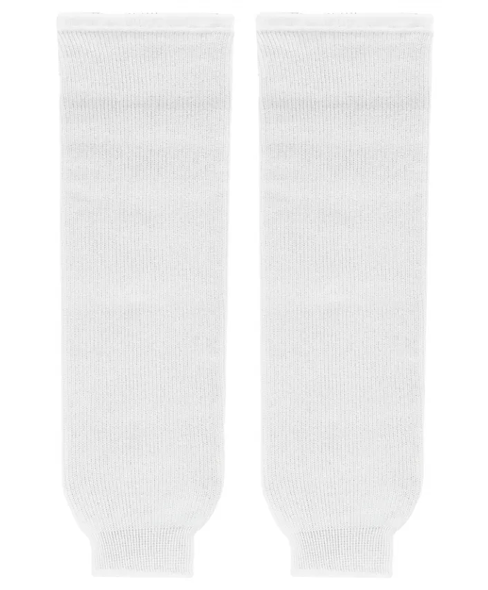 Athletic Knit (AK) HS630-000 White Knit Ice Hockey Socks