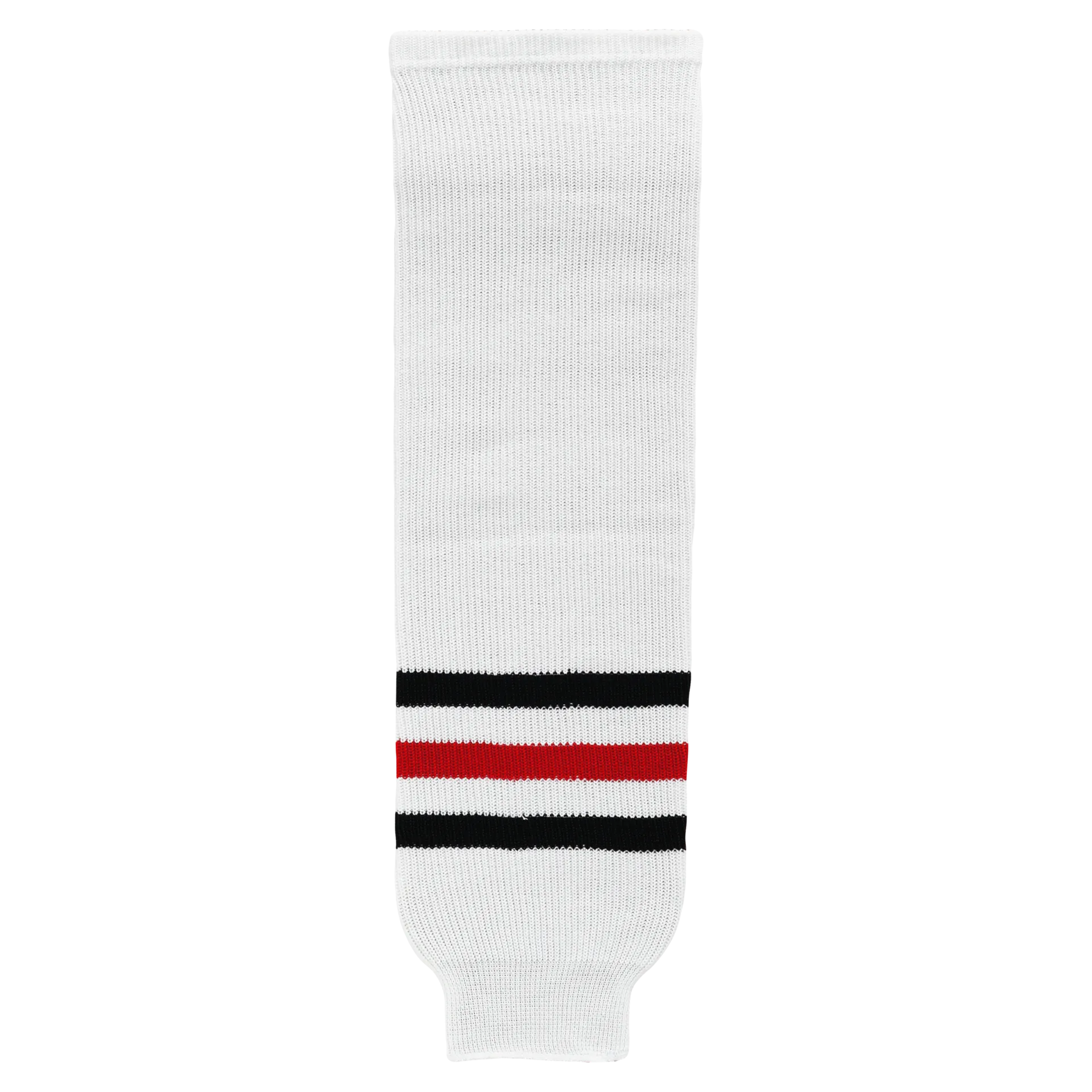 Athletic Knit (AK) HS630-305 Red Deer Rebels White Knit Ice Hockey Socks