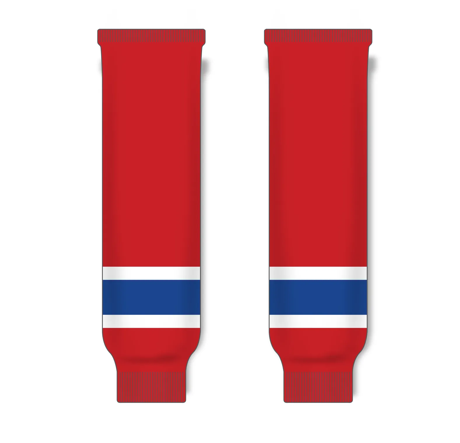 Athletic Knit (AK) HS630-308 Edmonton Oil Kings Red Knit Ice Hockey Socks