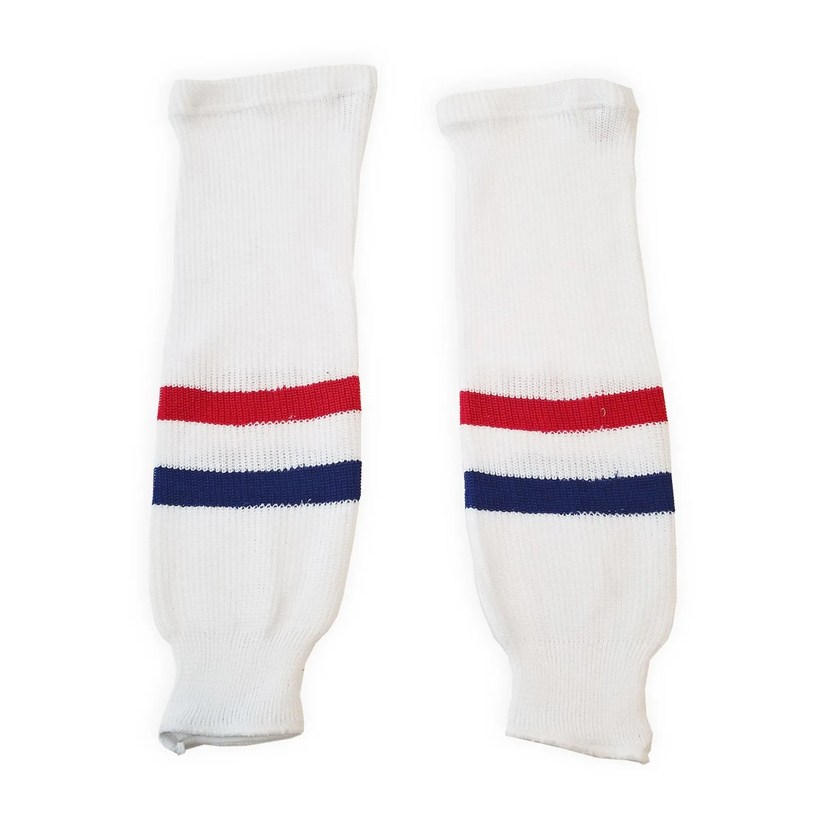 Athletic Knit (AK) HS630-309 Montreal Canadiens White Knit Ice Hockey Socks