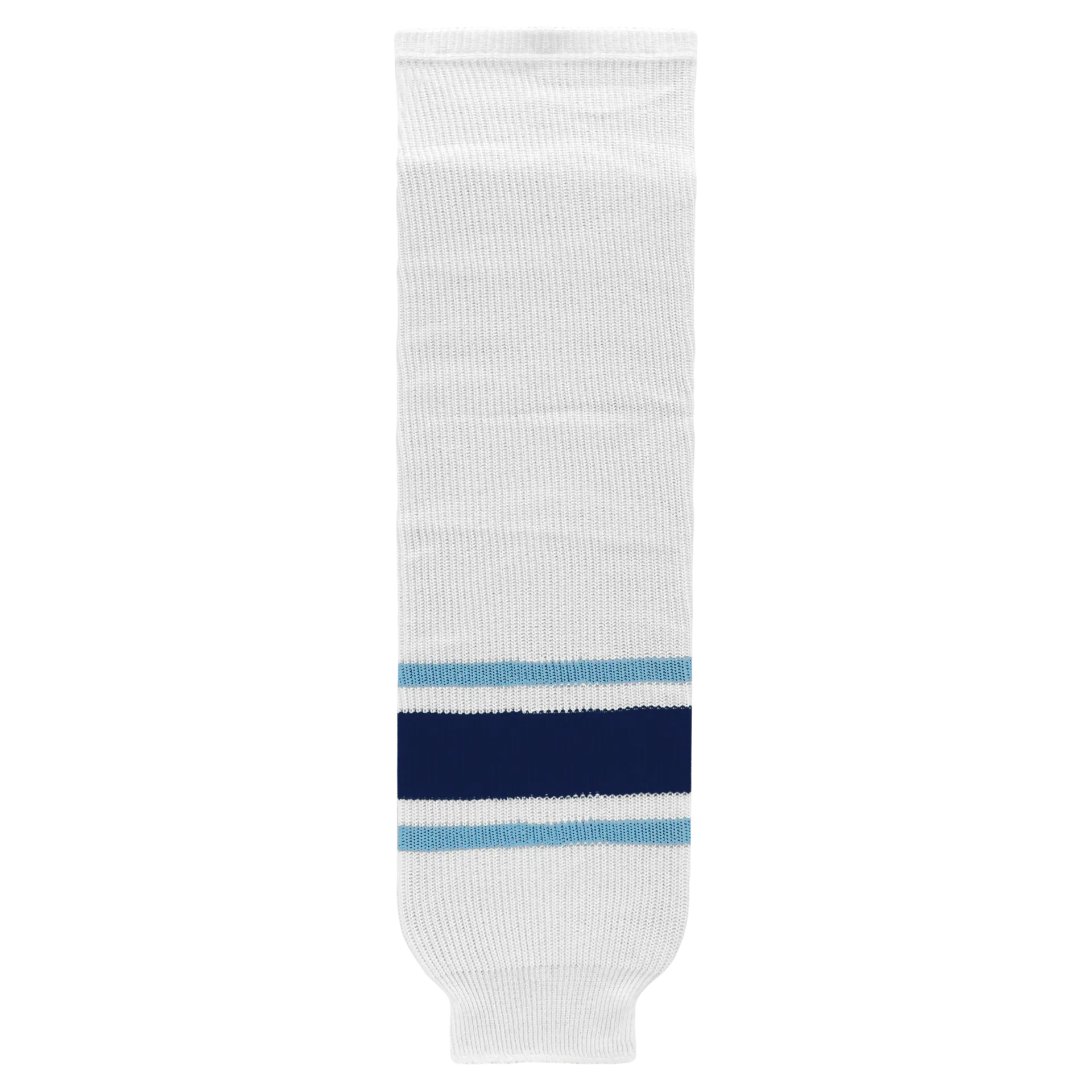 Athletic Knit (AK) HS630-341 University of Maine Black Bears White Knit Ice Hockey Socks