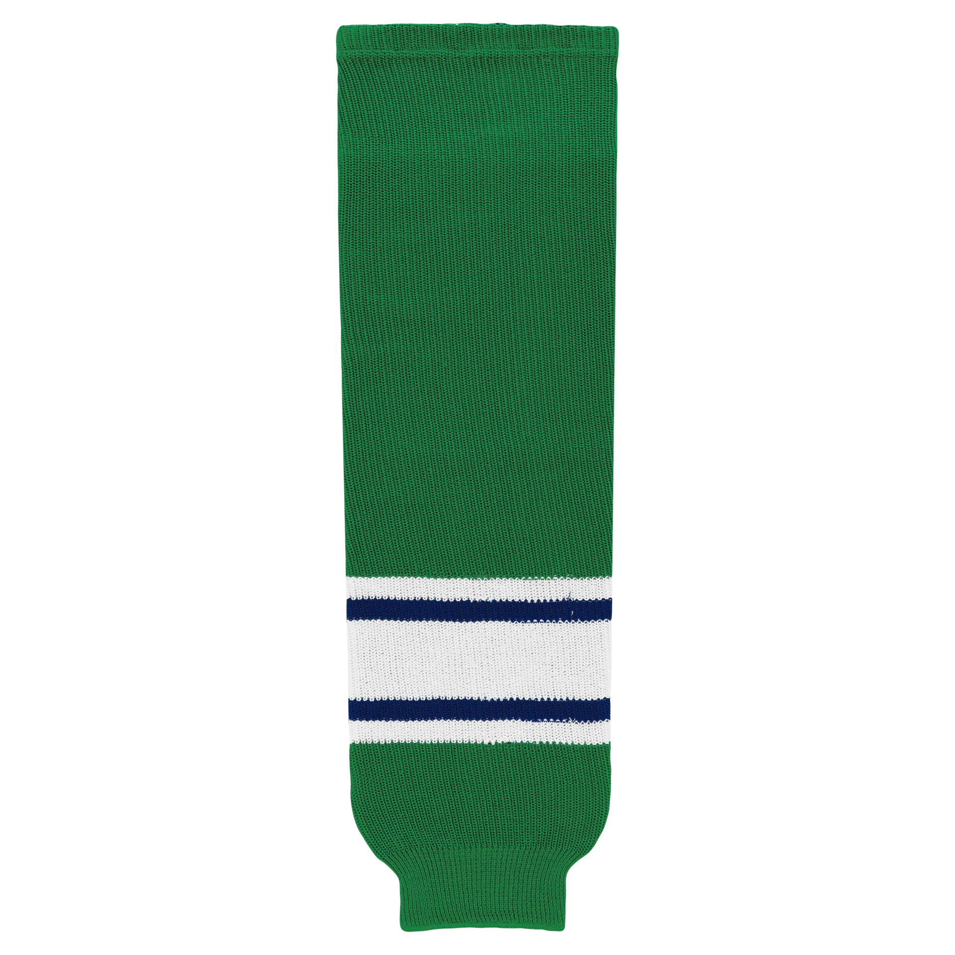 Athletic Knit (AK) HS630-347 Kelly Green/Royal Blue/White Knit Ice Hockey Socks