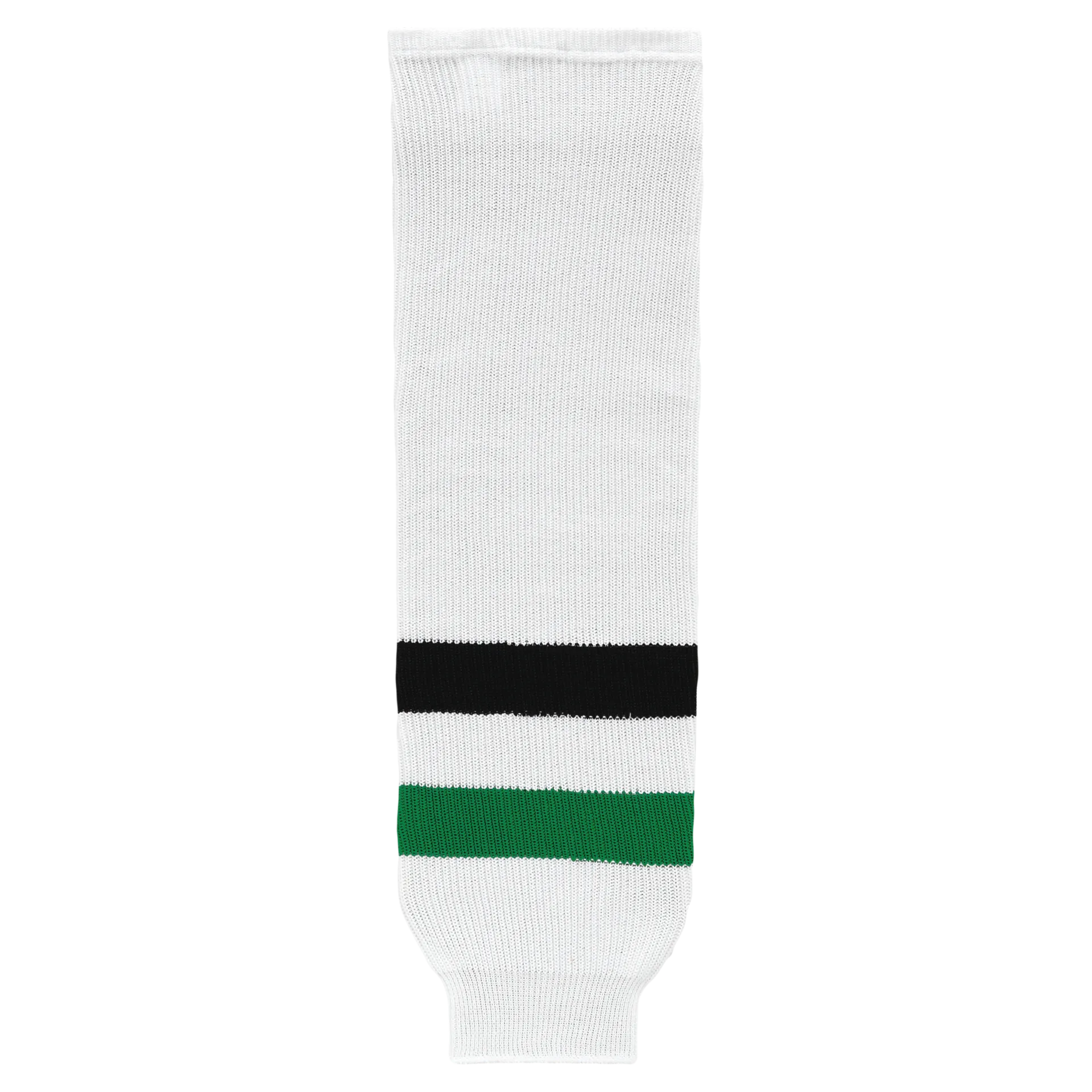 Athletic Knit (AK) HS630-377 2013 Dallas Stars White Knit Ice Hockey Socks