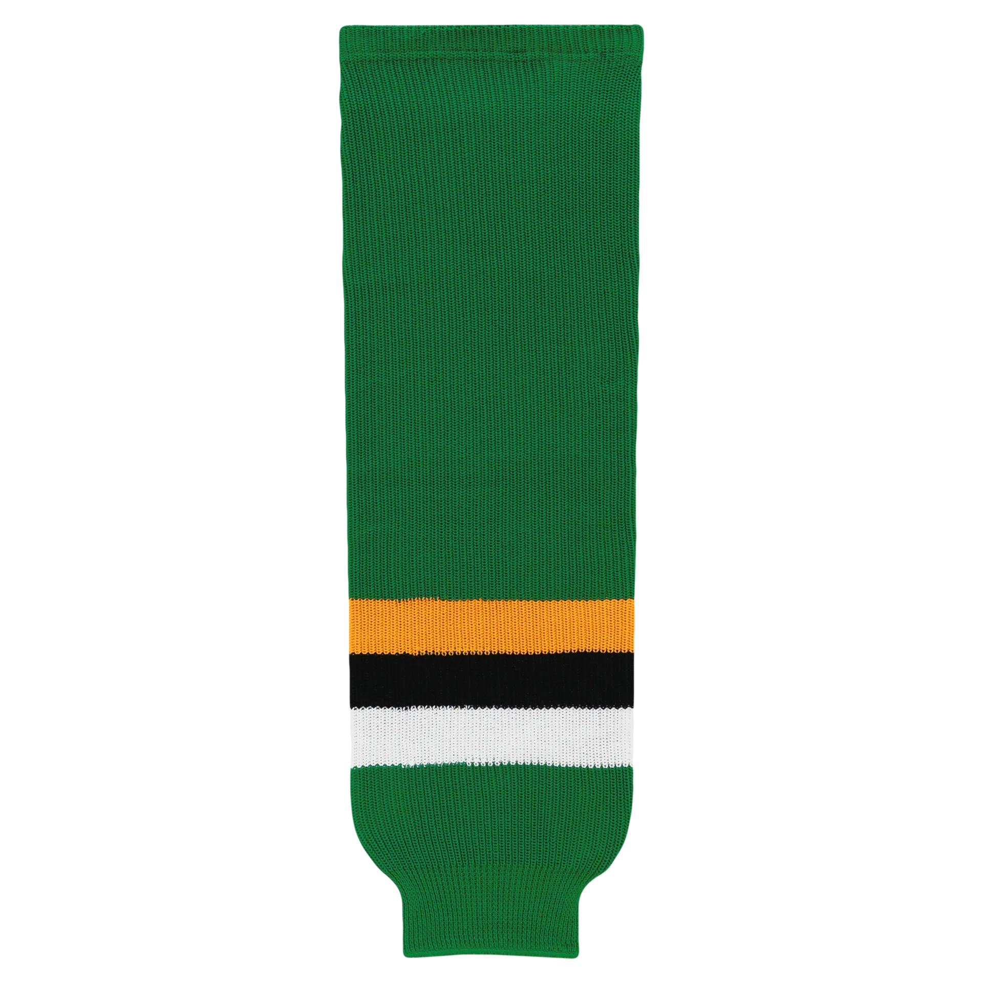 Athletic Knit (AK) HS630-406 Minnesota North Stars Kelly Green with Black Stripe Knit Ice Hockey Socks