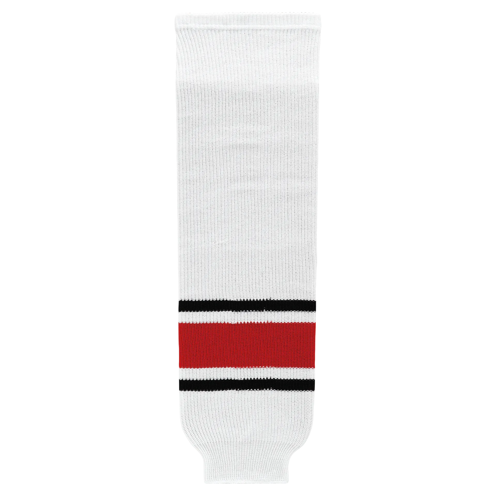 Athletic Knit (AK) HS630-528 2013 Carolina Hurricanes White Knit Ice Hockey Socks