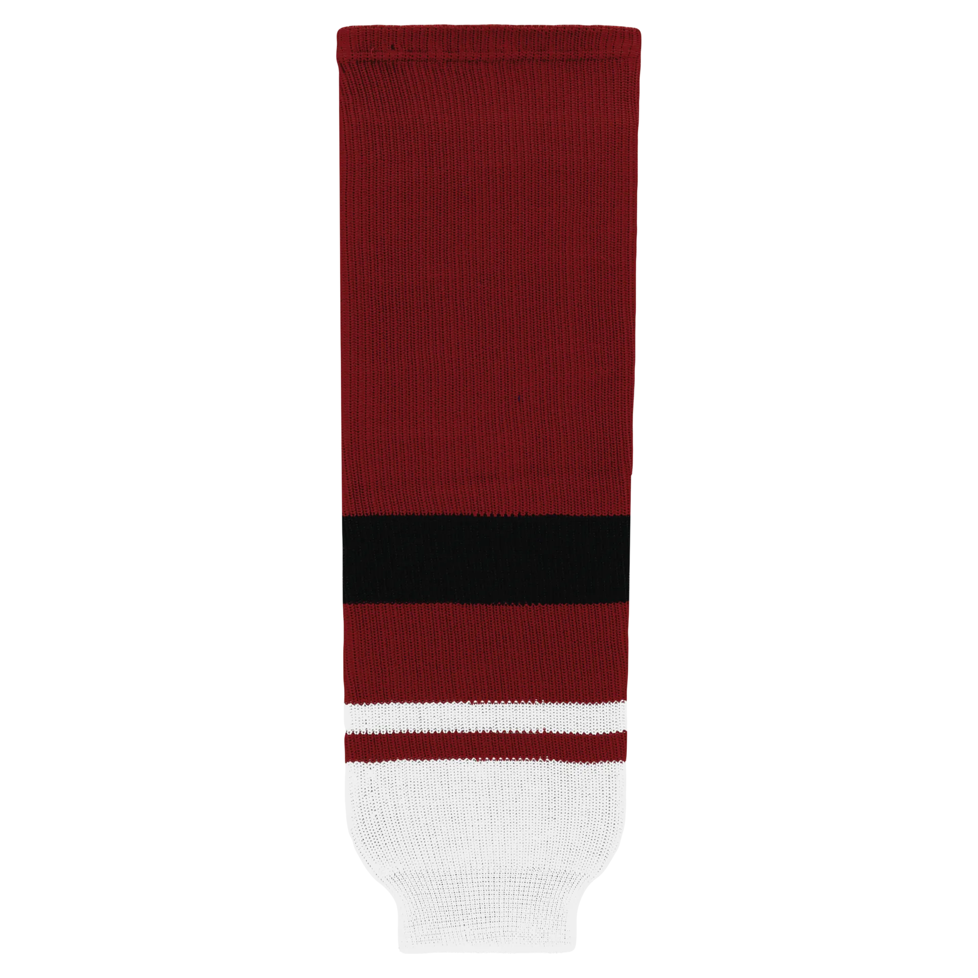 Athletic Knit (AK) HS630-582 2015 Arizona Coyotes AV Red Knit Ice Hockey Socks