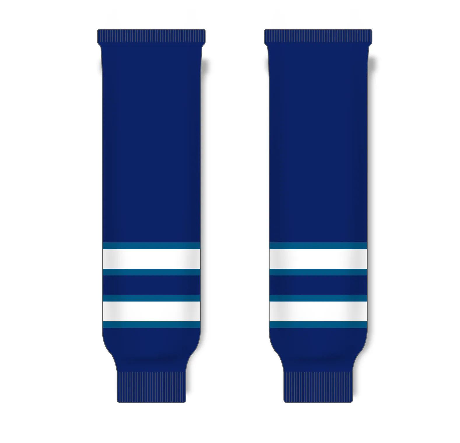 Athletic Knit (AK) HS630-595 2011 Winnipeg Jets Navy Knit Ice Hockey Socks