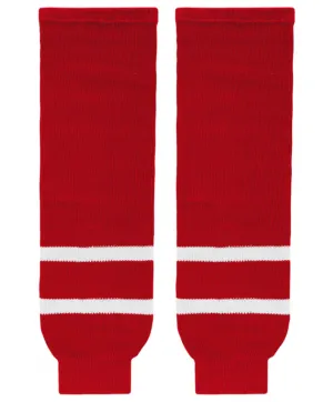 Athletic Knit (AK) HS630-802 2010 Team Canada Red Knit Ice Hockey Socks