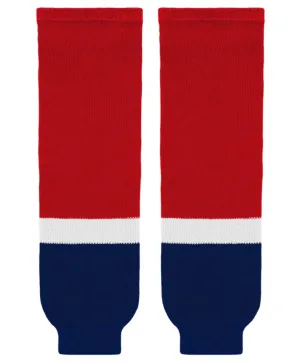 Athletic Knit (AK) HS630-808 2013 Washington Capitals Red Knit Ice Hockey Socks