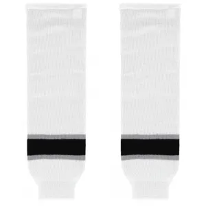 Athletic Knit (AK) HS630-942 Classic Los Angeles Kings White Knit Ice Hockey Socks