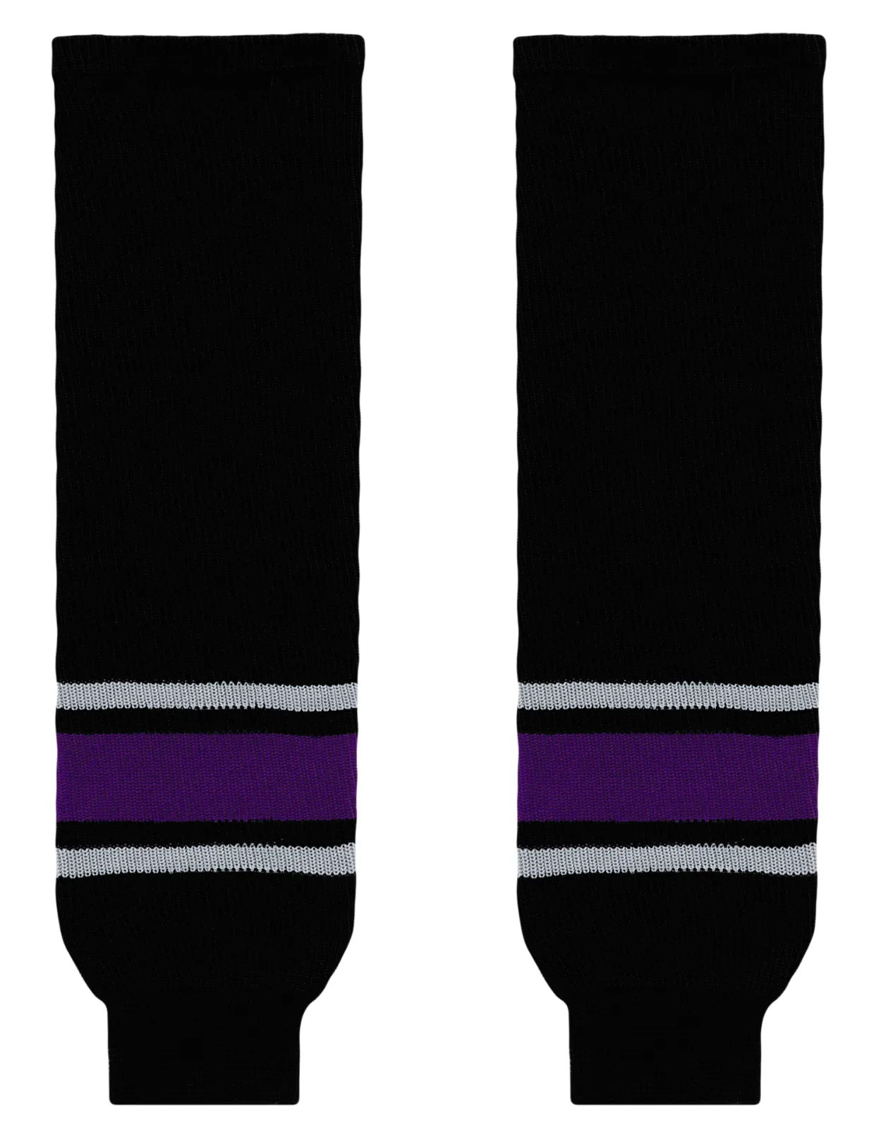 Athletic Knit (AK) HS630-951 1998 Los Angeles Kings Black Knit Ice Hockey Socks