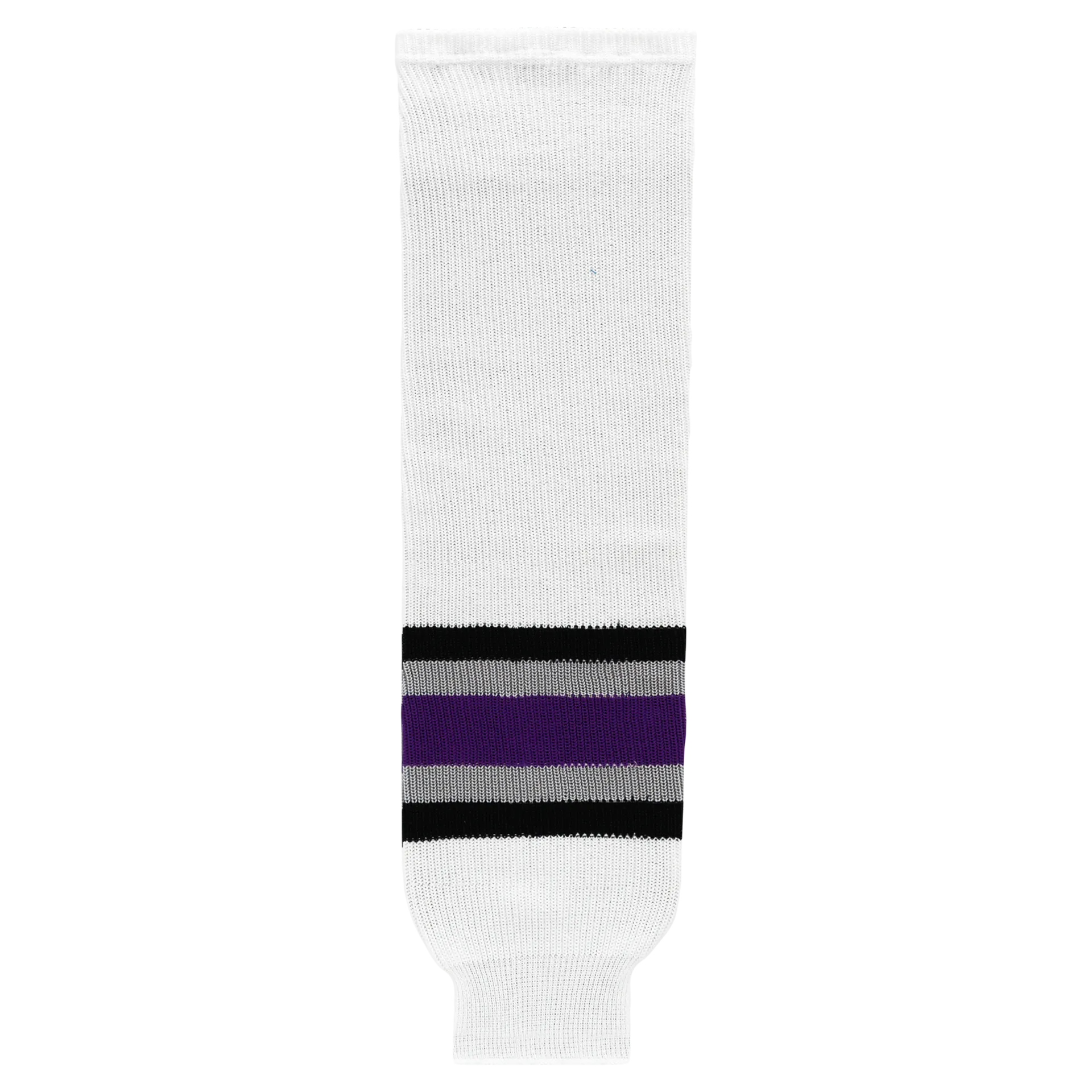 Athletic Knit (AK) HS630-952 1998 Los Angeles Kings White Knit Ice Hockey Socks