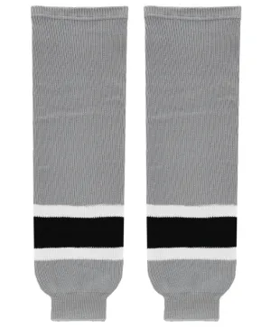 Athletic Knit (AK) HS630-954 Los Angeles Kings Stadium Series Grey Knit Ice Hockey Socks