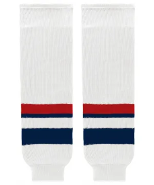 Athletic Knit (AK) HS630-981 2005 Team USA White Knit Ice Hockey Socks