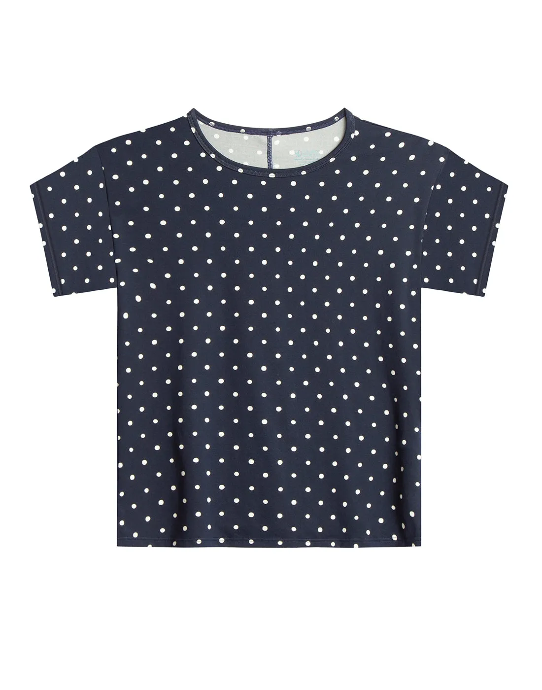 Bailey Sunshirt: Navy Polka Dot - FINAL SALE