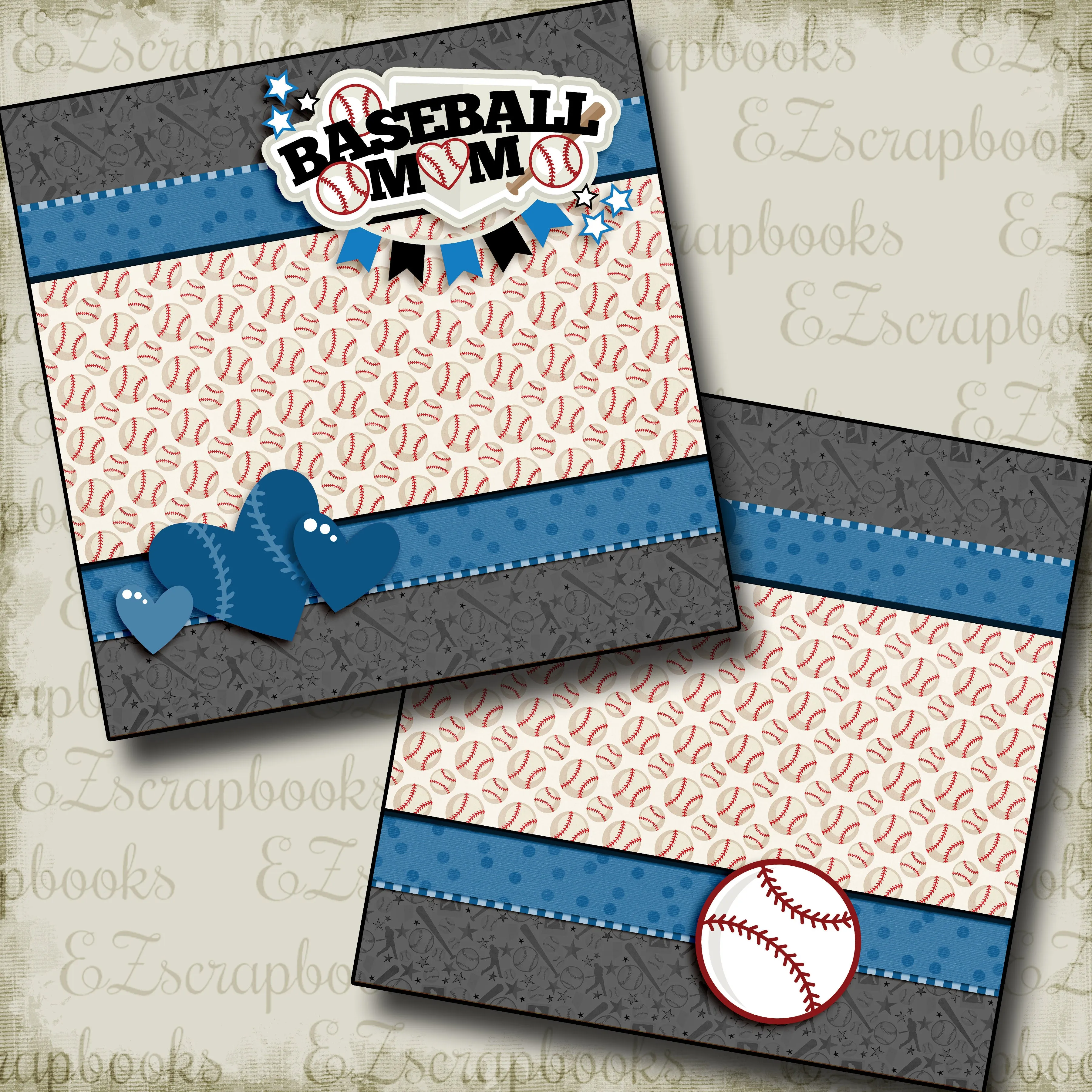 Baseball Mom Blue NPM - 3239