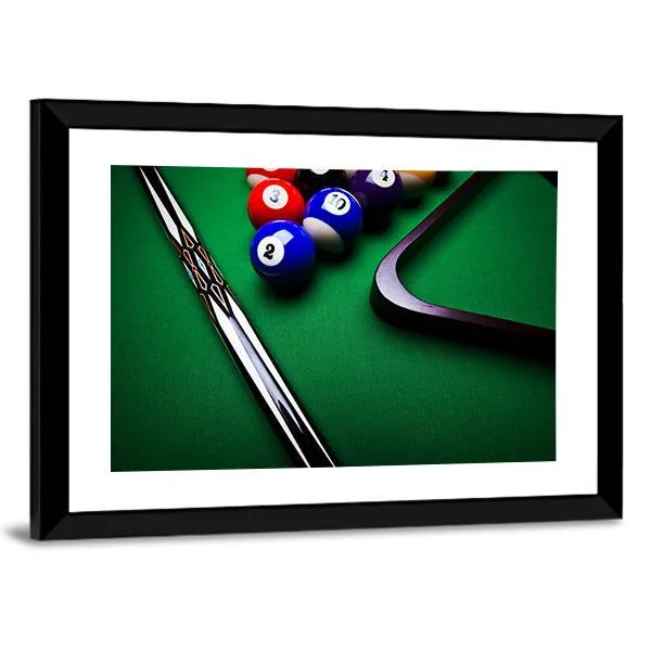 Billiard Balls Canvas Wall Art